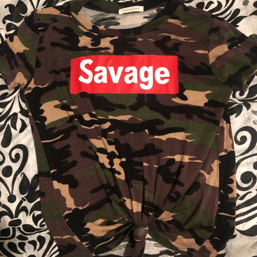 Savage camo shirt